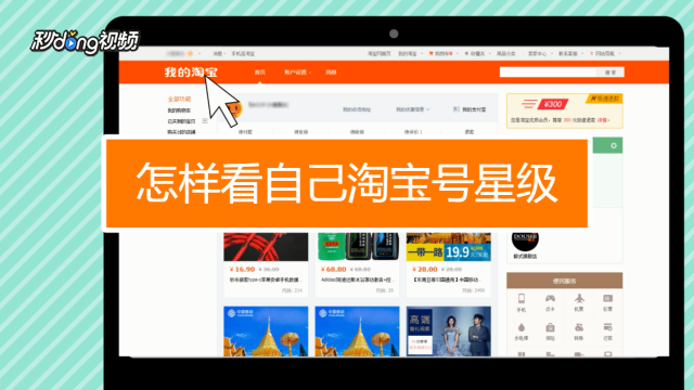 淘宝等级怎么查